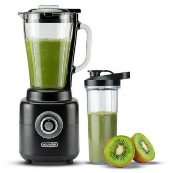 Batidora de Vaso Bourgini Powerblender 1.7L 1000W con Vaso Extra de 700ml