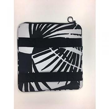 Hurley W Small Neoprene Printed Clutch, Women's, White/Black/Black, Qty