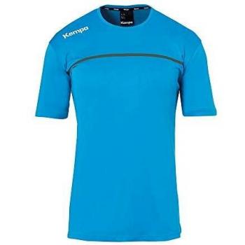 Kempa Emotion 2.0 Poly Shirt Camiseta de Juego, Hombre, Azul/Antracita, 4XL