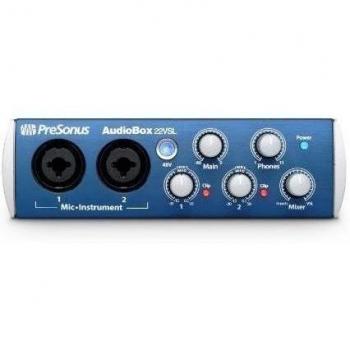 Presonus AudioBox22 VSL - Tarjeta de sonido externa, negro