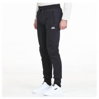 Pantalón Largo Focus Hombre Invierno Algodón Negro con Bolsillos John Smith