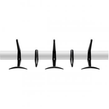 Kartell Hanger Percha, Aluminio, Negro, 60 x 17 x 11 cm