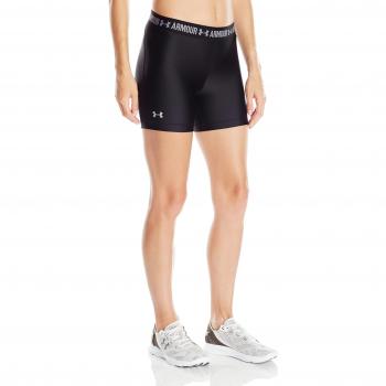 Under Armour UA HG Armour Middy Pantalones cortos, Mujer, Negro