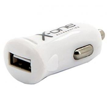 X-One cargador coche 1x USB 2.1A Blanco