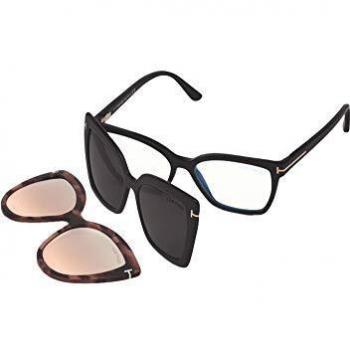 Tom Ford Women's Black Sunglasses, 53 MM Optical Frame Clip Style