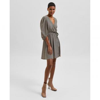 Selected Femme - Vestido corto cruzado