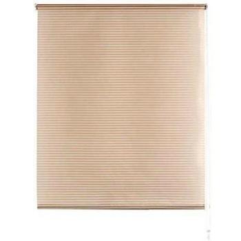 Blindecor L200 - Estor enrollable translúcido rayado, 160 x 180 cm, color marfil