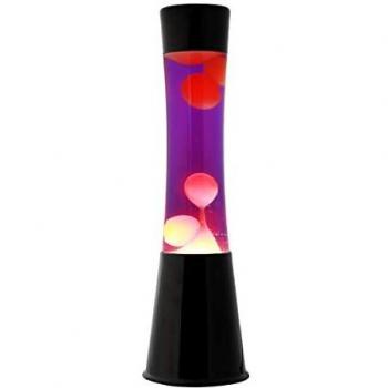 Lámpara de Lava Itotal 40 cm Base Negra Líquido Púrpura/Amarillo