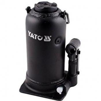 Gato de Botella Hidráulico YATO YT-1706 - Capacidad 15t y Caballetes para Vehículo
