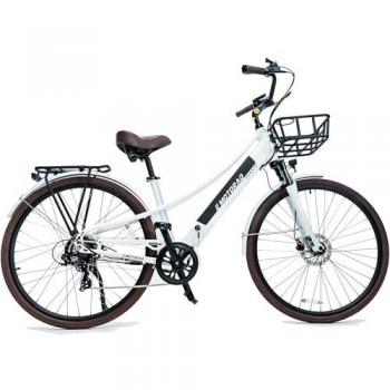 Bicicleta Eléctrica Emotorad Plymouth | Urbana para Adultos | Neumáticos CST 700C | Motor 36V 250W | Batería Extraíble de 420 Wh | Cuadro Bajo de Alumin