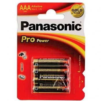 Panasonic Pro Power AAA / LR03 Alkaline Battery 48-Pack (12 Cards of 4)