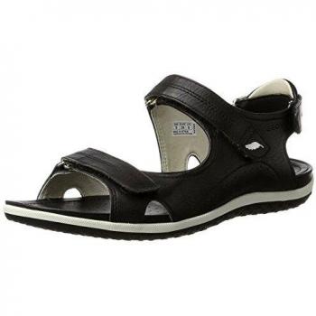 Geox D Sandal Vega A, Women’s Wedge Heels Sandals, Black