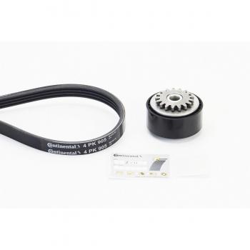 CONTITECH Juego de correas auxiliares servicios para RENAULT y DACIA (Clio, Kangoo, Thalia, Sandero, Logan) - Referencia: 4PK905K1
