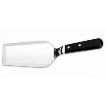 Arcos Serie Universal, Espátula de Cocina, Hoja de Acero Inoxidable Nitrum 160 mm, Mango de Polioximetileno, POM Color Negro