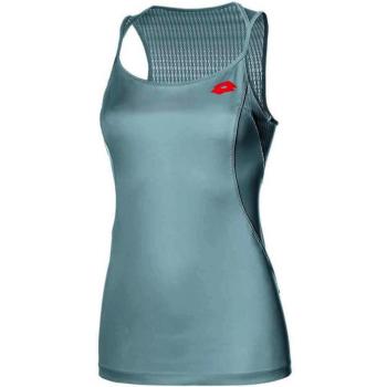 Lotto Nixia II Tank+Bra W - Camiseta con sujetador integrado para mujer, color gris, talla L