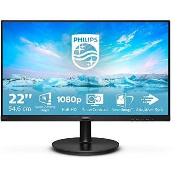 Philips Monitors 221V8/00-22, FHD, 75Hz, VA, Flicker Free, VESA (1920x1080, 200 CD/m², D-Sub, HDMI