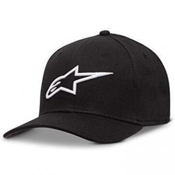 Alpinestars Ageless Curve Flexfit Cap - Black/White - Size S/M