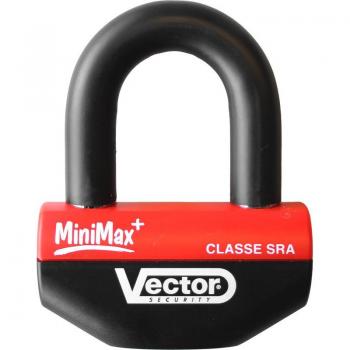 Candado de disco MiniMax+ VECTOR - Ø16mm / 47x40mm - Certificado SRA