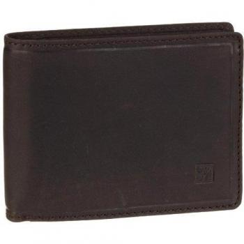 Bodenschatz Monza 8-165 MA 05 - Monedero de cuero unisex, color marrón, talla 13x10x3 cm