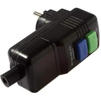 Enchufe de Protección Personal PRCD 30mA 230V Negro IP44 AS Schwabe 45209