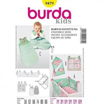 Burda Patrón 9479 Kids Conjunto bebé