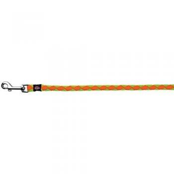 Hundeleine Führleine Nylon Trixie Cavo S-M Ø12mm 100cm orange grün