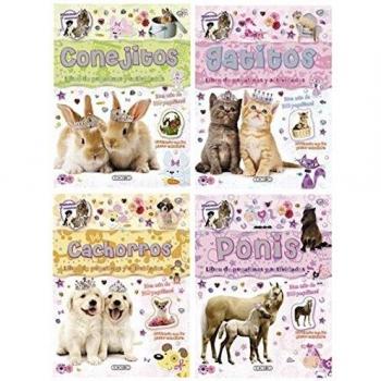 Mascotas con pegatinas, Surtido
