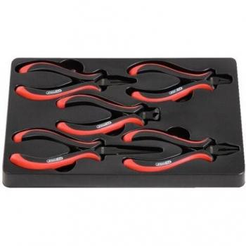 KS Tools 500.7020 Juego de alicates de precisión, 5 pzs