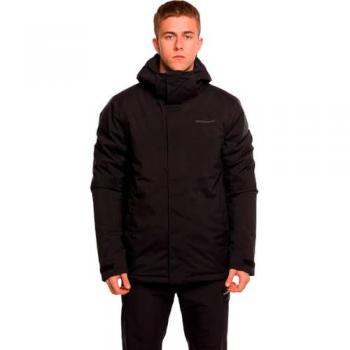 Chaqueta de montaña Trangoworld Balerna Termic hombre negro, impermeable, aislante, talla S