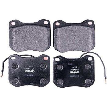 Kit de pastillas de freno HELLA 8DB 355 017-421 con indicador acústico de desgaste, compatible con sistemas Teves