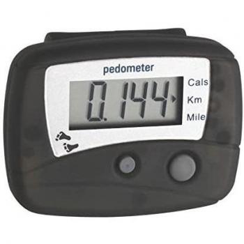 Podómetro TFA-Dostmann Hitrax Walk 42.2003 | Contador de Pasos | Medición de Consumo de Calorías | Dimensiones 48x36x8 mm