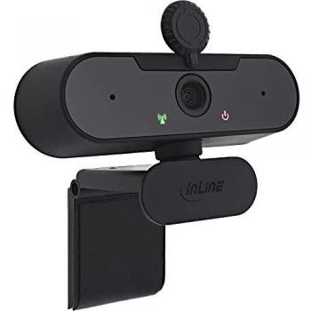 Webcam InLine FullHD 1920x1080/30Hz con Autofocus y Cable USB-A