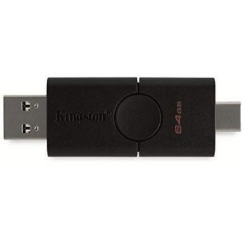 Kingston DataTraveler Duo DTDE/64GB Memoria Flash USB 3.2 Gen1 + Type-C 64GB