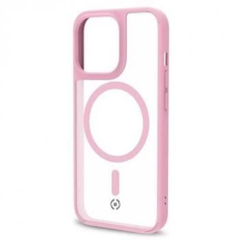 Celly Magmatt Funda para Teléfono Móvil 17 cm (6.7) Rosa, Transparente Compatible con iPhone 14 Pro Max