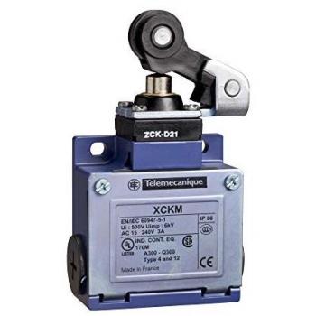 Interruptor de posición Schneider XCKM121 - palanca de rodillo termoplástico - 1NC + 1NO - rápida - PG11