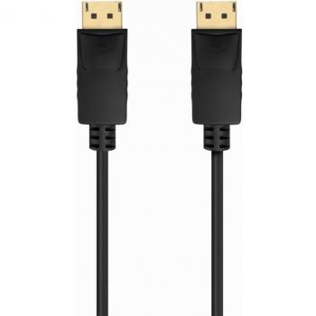 Cable DisplayPort 1.2 Aisens A124-0738 CCS 4K@60Hz DP Macho a DP Macho 1 Metro Negro