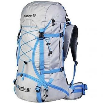 Columbus Respirar - Mochila, color gris, 65 l