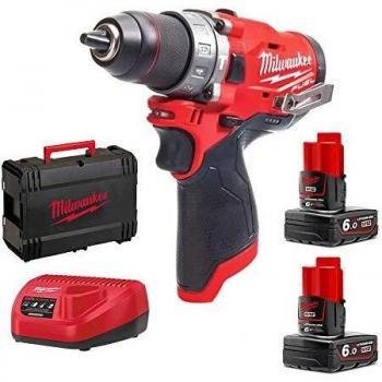 Milwaukee M12 FPD-602X - Taladro de impacto compacto