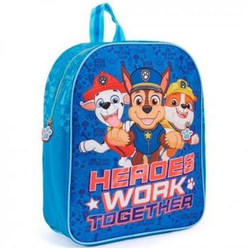 Mochila Perletti Paw Patrol 30x24x10 cm - Resistente al Agua