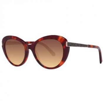 Swarovski Women's Brown Cat Eye Sunglasses SK0327, One Size