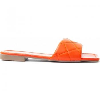 Sandalia Plana Para Mujer Montevita Palanti 82849 Naranja