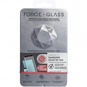 Force Glass - Protector de pantalla de cristal templado para Samsung Galaxy S9+