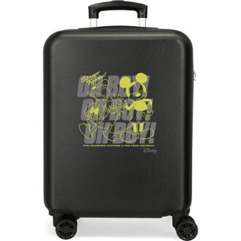 Disney Maleta De Cabina ABS Rígida Mickey Oh Boy Negro
