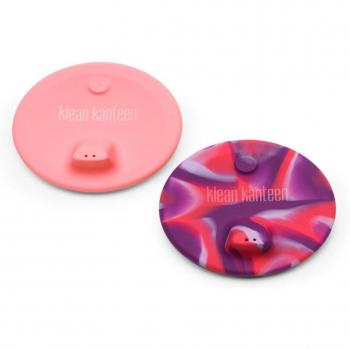 Klean Kanteen - Pack de 2 tapas de vaso infantil Kid Cup Sippy Lid y Vaso Infantil Rosa