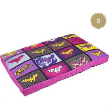 Cama para Perro Pequeño Wonder Woman DC Comics - Cerdá Colchoneta Roja Con Diseño de Superhéroe