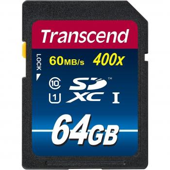 Transcend TS64GUSDU1 Micro SDXC Class 10 UHS-I U1 microSDXC