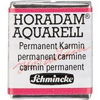 Schmincke Artists Watercolours Permanent Carmine Half Pan