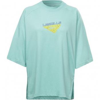 Camiseta Reebok Les Mills® Mujer Azul, Manga Corta, para Entrenamiento
