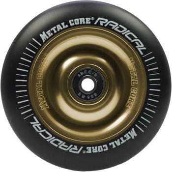 Metal Core Rueda Radical Black para Scooter Freestyle, Diámetro 110 mm