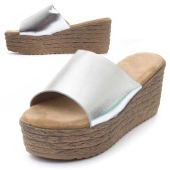 Sandalia Cómoda para Mujer Montevita Wedsun4 83255 Plateado Talla 37